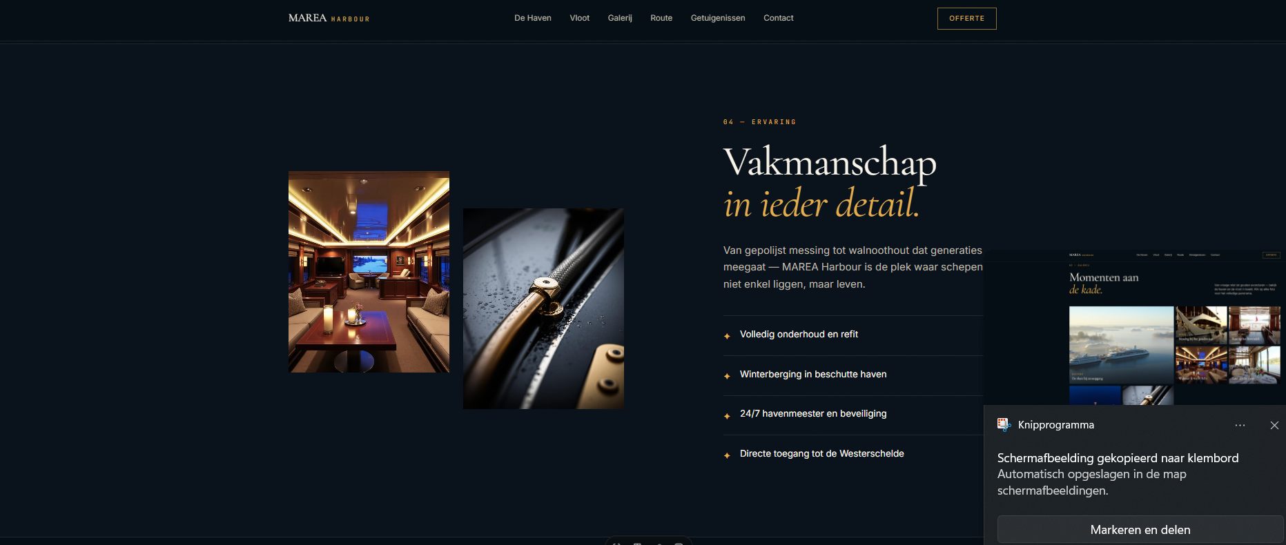 Voorbeeldwebsite Deewey — Ervaring